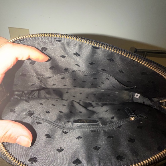 kate spade Black Leather Dome Satchel with Detachable Strap - Picture 6 of 8